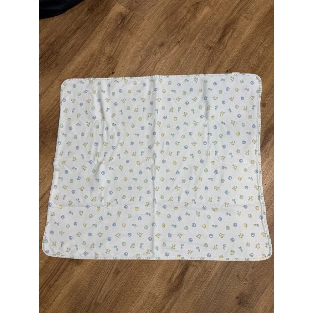 2x Carters Vintage Blue Cars Trucks Helicopters Vehicle Baby Receiving Blanket‎